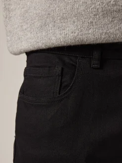 Noir uni - Lit 1 place - Coupe ajustée Classic Jeans extensibles