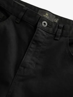 Noir uni - Lit 1 place - Coupe ajustée Classic Jeans extensibles