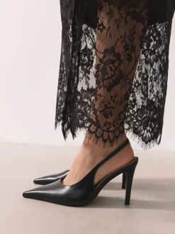 Noir/Animal - Chaussures à talons Forever Comfort® à bout pointu et à bride arrière