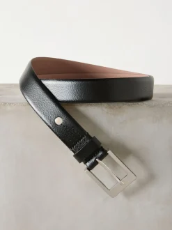 Noir/argenté - Ceinture N. Premium Made In Italie en Cuir