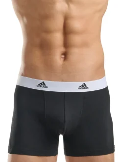 Noir/Blanc - adidas Active Flex Cotton 3 Pack Boxer 5pouces