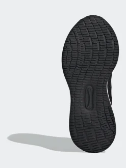 Noir/Blanc - adidas Baskets de course Runfalcon 5 à lacets élastiques pour enfant