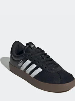Noir/Blanc - Adidas VL Court 3.0 Formateurs