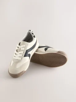 Noir/Blanc - Baskets à lacets