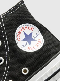 Noir/Blanc - Baskets montante Converse Chuck Taylor All Star pour bébé