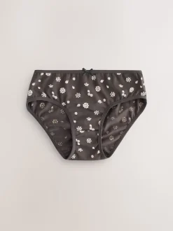 Noir/Blanc - Lot 5 caleçons à imprimé ditsy (1.5-16ans)