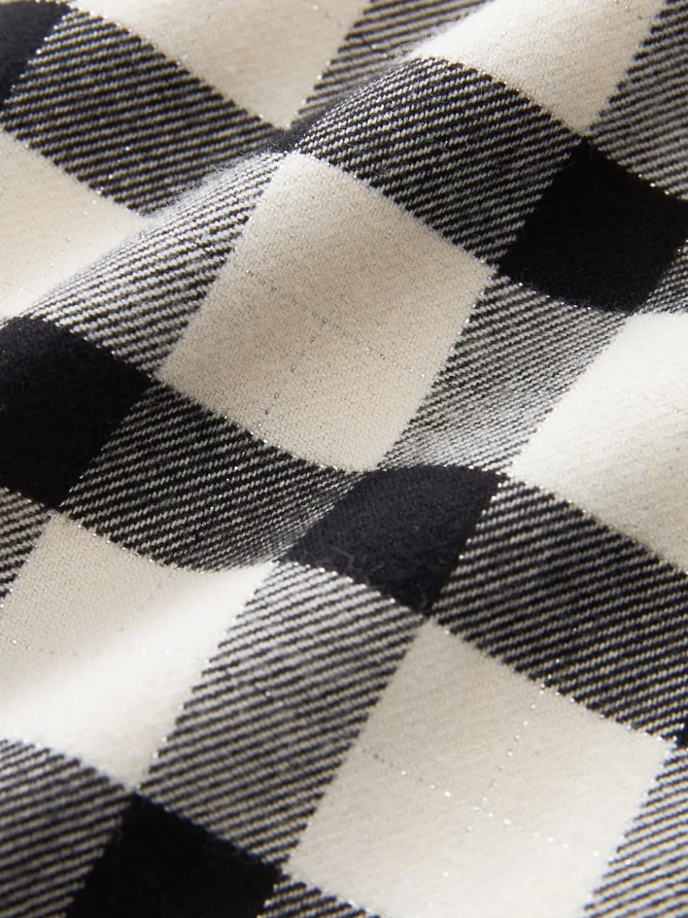 Noir/Blanc - Lot de 2 pyjamas tissés à carreaux (3-16ans)