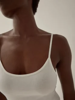 Noir/Blanc - Lot de 2 nuisettes en coton naturellement rafraîchissant