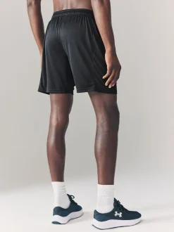 Noir/Blanc - Short Under Armour Challenger en maille