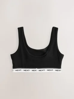 Noir/Blanc/Gris - Crop Tops 3 Pack (5-16ans)