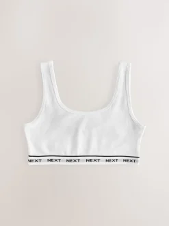 Noir/Blanc/Gris - Crop Tops 3 Pack (5-16ans)