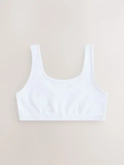 Noir/Blanc/Gris - Lot de 3 crop tops (5-16 ans)
