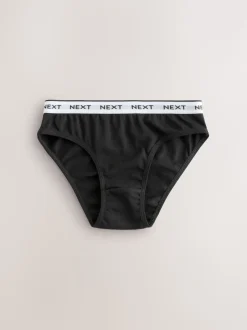 Noir/Blanc/Gris - Lot de 7 slips de bikini (5-16 ans)