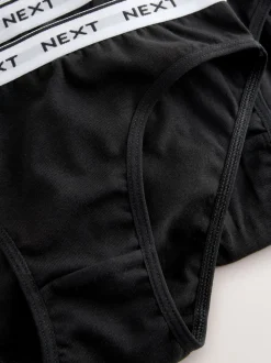 Noir/Blanc/Gris - Lot de 7 slips de bikini (5-16 ans)