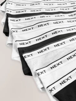 Noir/Blanc/Gris - Paquet de slips taille basse 10 (2-16ans)