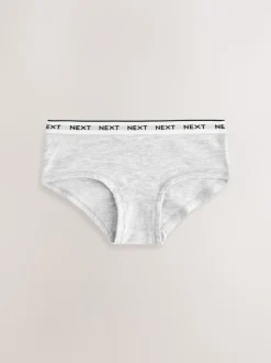 Noir/Blanc/Gris - Paquet de slips taille basse 10 (2-16ans)