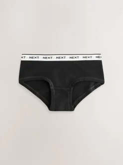 Noir/Blanc/Gris - Paquet de slips taille basse 10 (2-16ans)