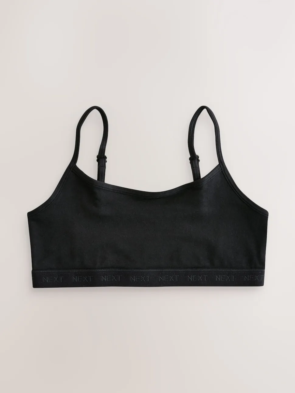 Noir/Blanc/Gris - Strappy Raccourci Hauts 3 Lot (5-16ans)