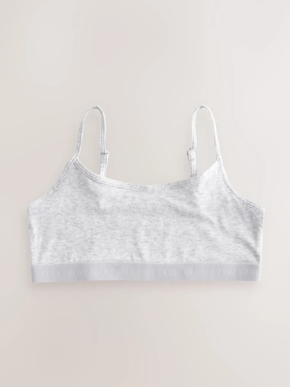 Noir/Blanc/Gris - Strappy Raccourci Hauts 3 Lot (5-16ans)