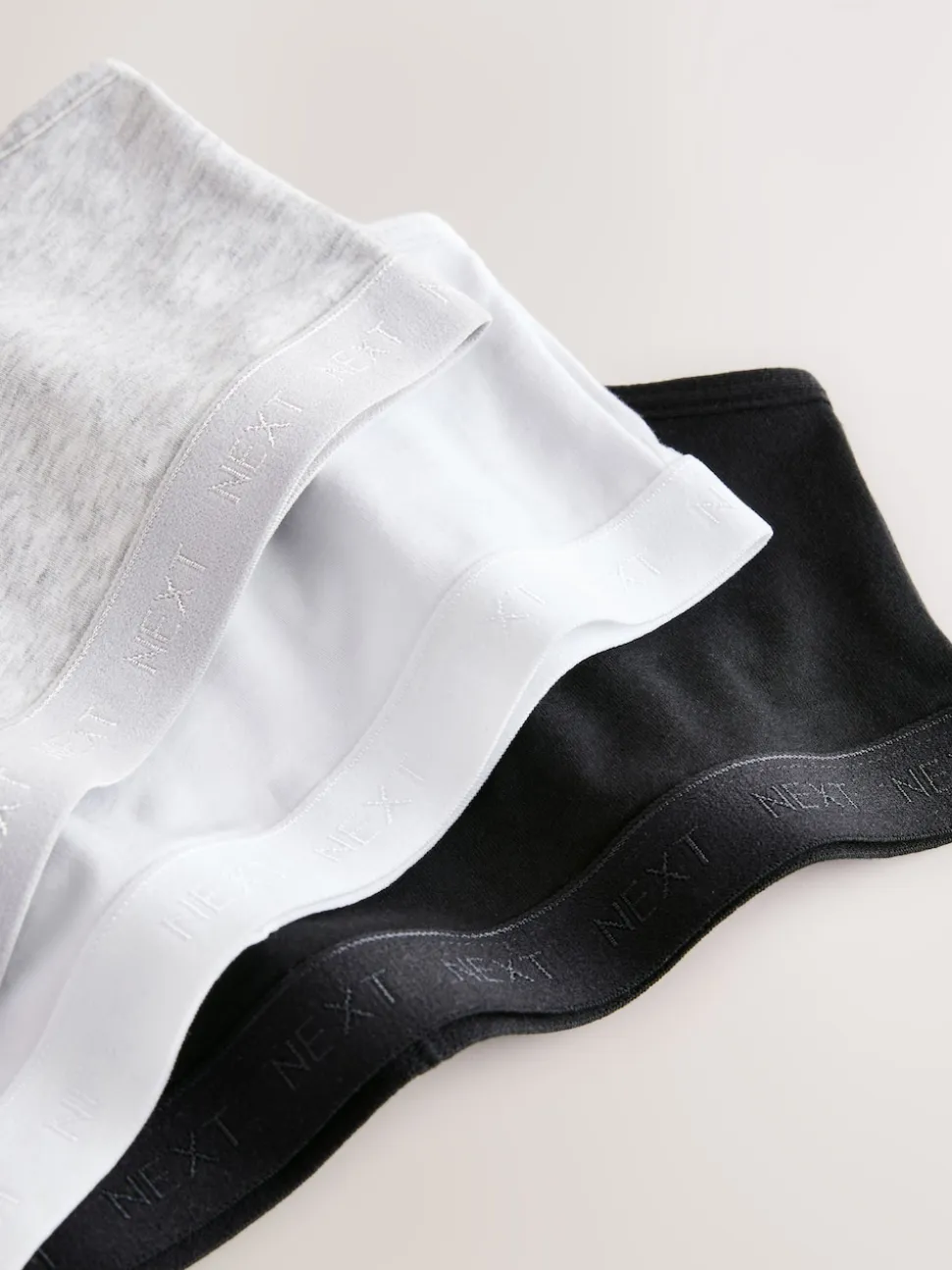 Noir/Blanc/Gris - Strappy Raccourci Hauts 3 Lot (5-16ans)