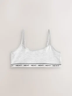 Noir/Blanc/Gris - Strappy Raccourci Hauts 7 Lot (5-16ans)