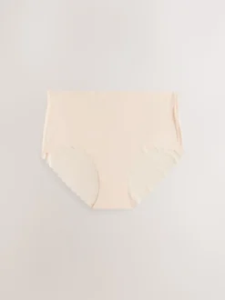 Noir/Blanc/Nu - Lot 3 culottes festonnées invisibles