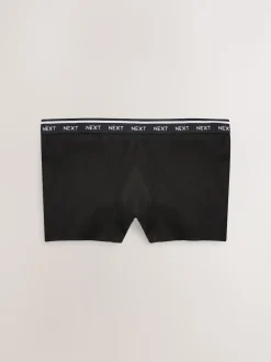 Noir/Blanc/Nu - Lot de 4 culottes à logo en coton