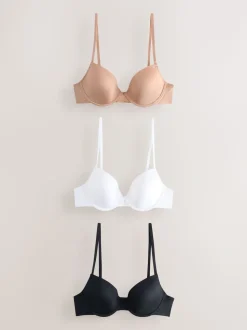 Noir/Blanc/Nu - Lot de 3 soutiens-gorge t-shirts AE Ultimate Comfort