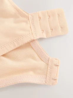 Noir/Blanc/Pastel Rose Nude - Lot de soutiens-gorge DD en coton Blend Ultimate Comfort 3