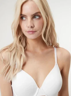 Noir/Blanc/Pastel Rose Nude - Lot de 3 soutiens-gorge en mélange de coton Ultimate Comfort