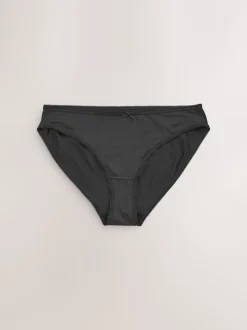 Noir/Blanc/Ppraline Nude - Culotte en microfibre 7 Pack