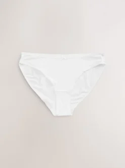 Noir/Blanc/Ppraline Nude - Culotte en microfibre 7 Pack