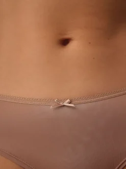 Noir/Blanc/Ppraline Nude - Culotte en microfibre 5 Pack