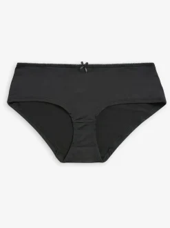 Noir/Blanc/Ppraline Nude - Culotte en microfibre 5 Pack