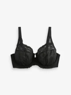 Noir/Blanc/Ppraline Nude - LotDD de soutiens-gorge à armatures à armatures sans rembourrage en dentelle 3