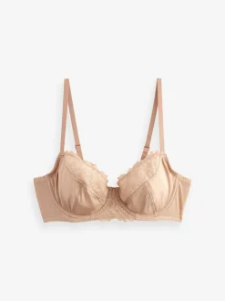 Noir/Blanc/Ppraline Nude - Soutien-gorge à bonnets entiers sans coussinets