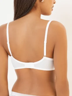 Noir/Blanc/Ppraline Nude - Soutien-gorge à bonnets entiers sans coussinets