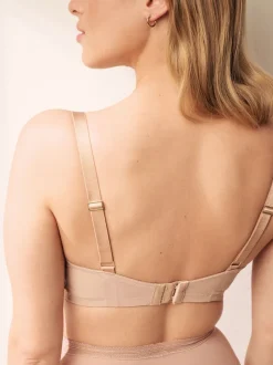 Noir/Blanc/Ppraline Nude - Soutien-gorge en dentelle DD+ 3 Pack