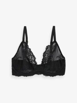 Noir/Blanc/Ppraline Nude - Soutien-gorge en dentelle DD+ 3 Pack