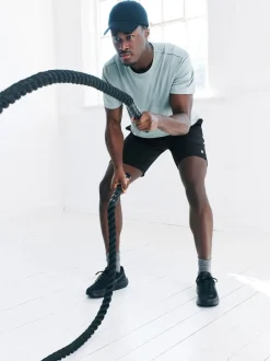 Noir/bleu marine - 9 Inch - Lot de 2 shorts de sport Active Gym