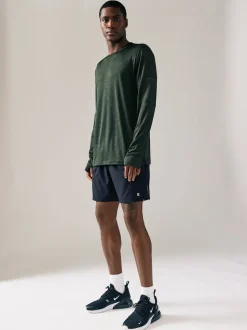 Noir/bleu marine - 7 Inch - Lot de 2 shorts de sport Active Gym