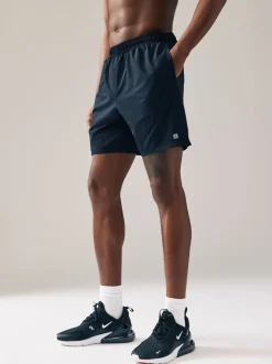 Noir/bleu marine - 7 Inch - Lot de 2 shorts de sport Active Gym