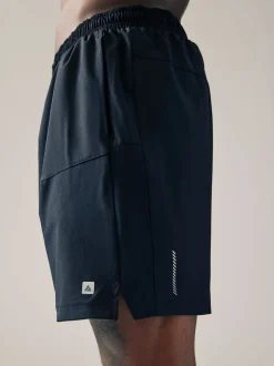 Noir/bleu marine - 7 Inch - Lot de 2 shorts de sport Active Gym
