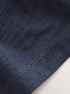 Noir/bleu marine - Ensemble de 2 pyjamas en jersey à carreaux et manches courtes