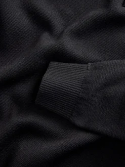 Noir/bleu marine - Lot de 2 pulls N. Premium 100% coton Coupe classique Premium Quarter Zip