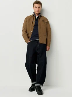 Noir/bleu marine - Lot de 2 pulls N. Premium 100% coton Coupe classique Premium Quarter Zip