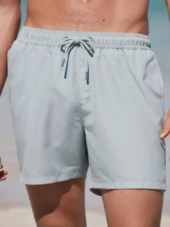 Noir/bleu marine/bleu clair/gris - Shorts de bain essentiels 4 Pack