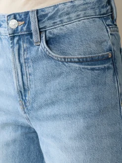 Noir/Bleu moyen - Lot de 2 jeans à jambe large