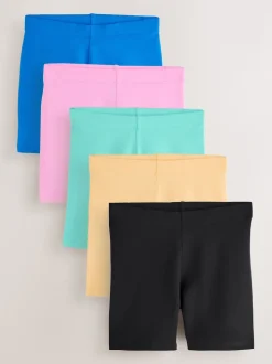 Noir/Bleu/Rose/Multi - 5{Paquet de shorts de vélo (3-16ans)
