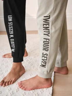 Noir/Brun - Lot de 3 pyjamas à jambes courtes (3-16ans) (3-16ans)